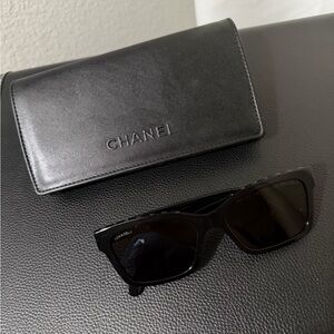Chanel Black Square Sunglasses